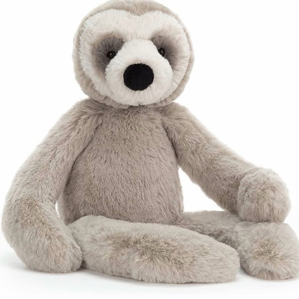 Jellycat Baby RETIRED Bailey Sloth Small NWT
